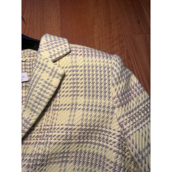 & Other Stories Los Angeles Atelier Yellow Patterned Coat – Feminine Chic Statem - Picture 10 of 10